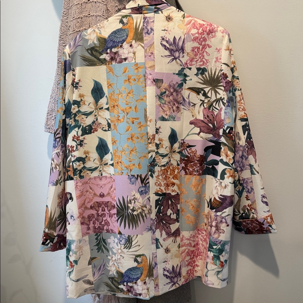 Multicolor Patchwork Blazer - Picture 3 of 3